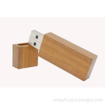 Novelty Full Capacity Rectangle Custom Wood USB Frives 2.0